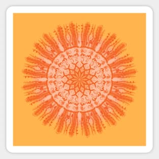 Sacral Chakra Mandala Sticker